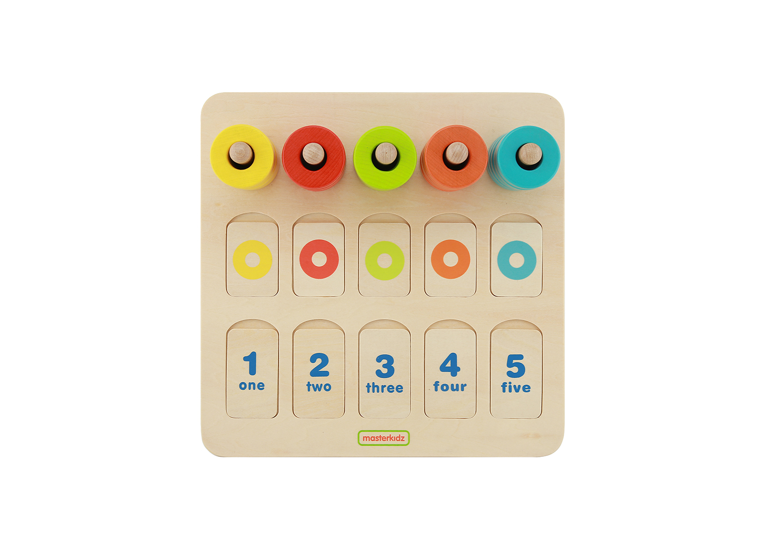 Counting and Colors Learning Board